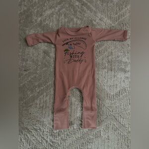 Baby fishing onesie